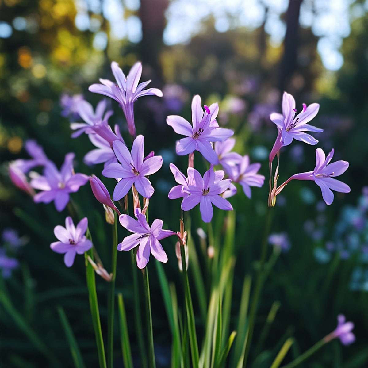 Tulbaghia 'Knobikraut' - Wilde knoflook - Set van 3
