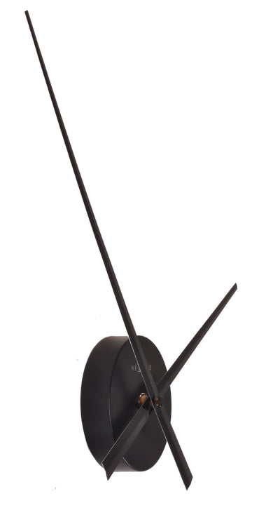 NeXtime Clocks wall clock with aluminum frame, 48x3 cm, featuring black hands and numbered dial for modern home decor.
