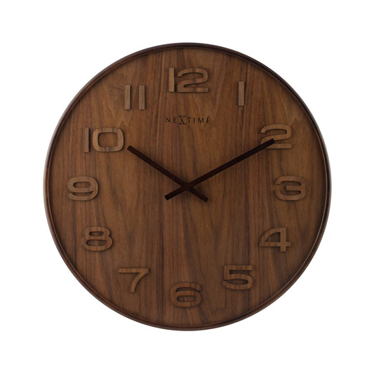 Wall clock - 35 cm - Wood - 'Wood Wood Medium'