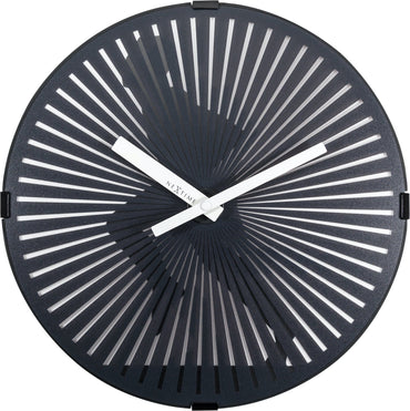 NeXtime Clocks wall clock, 30 cm plastic motion clock featuring a running man design.