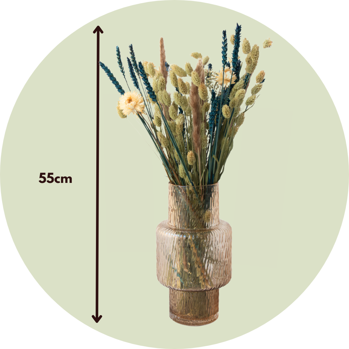 Boeket 'Trendy Cool' - Droogbloemen
