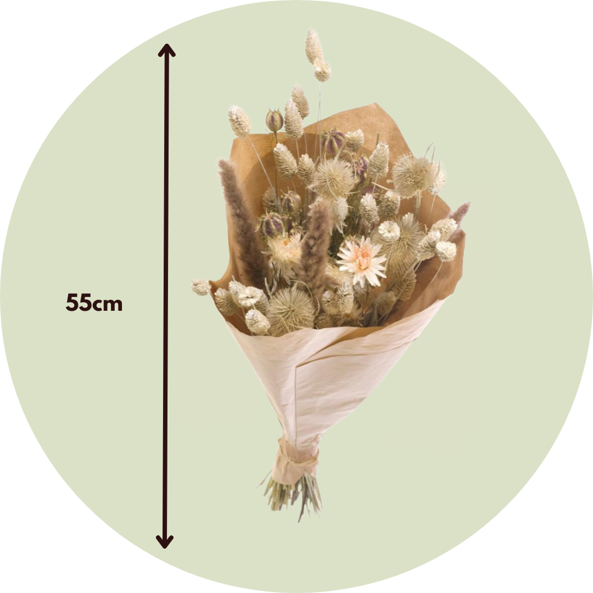 Boeket 'Trendy Classic' - Droogbloemen