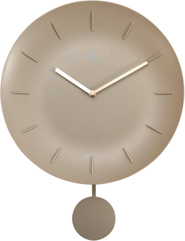 Wall clock - 30 cm - Plastic - 'Bowl'