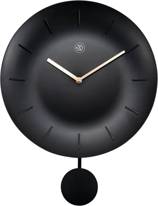 Wall clock - 30 cm - Plastic - 'Bowl'