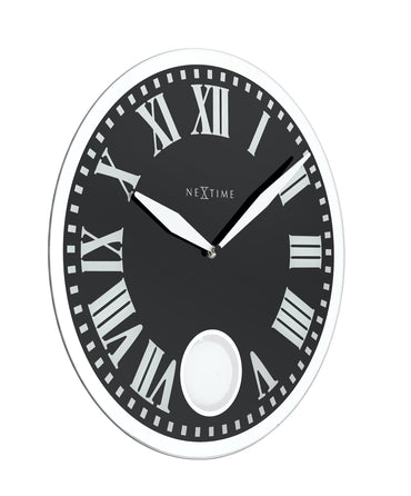 Wall clock - 43 x 4.2 cm - Glass - 'Romana'