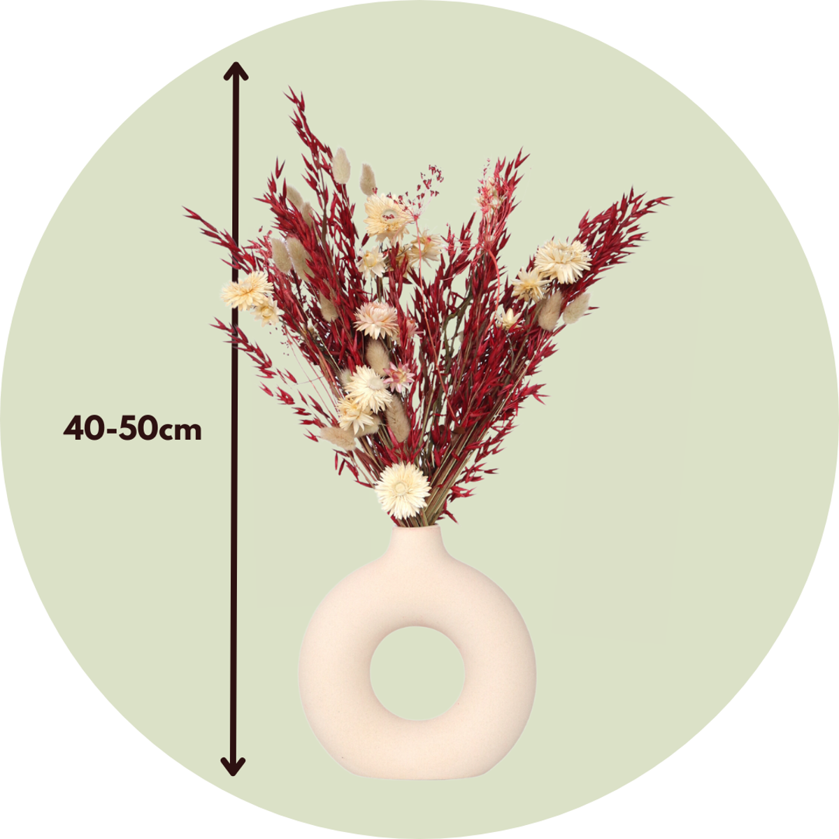 Boeket 'Loose Fit Lady Bird' - Droogbloemen