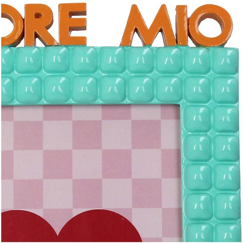 Amore Mio Polyresin Photo Frame Turquoise 13x18cm