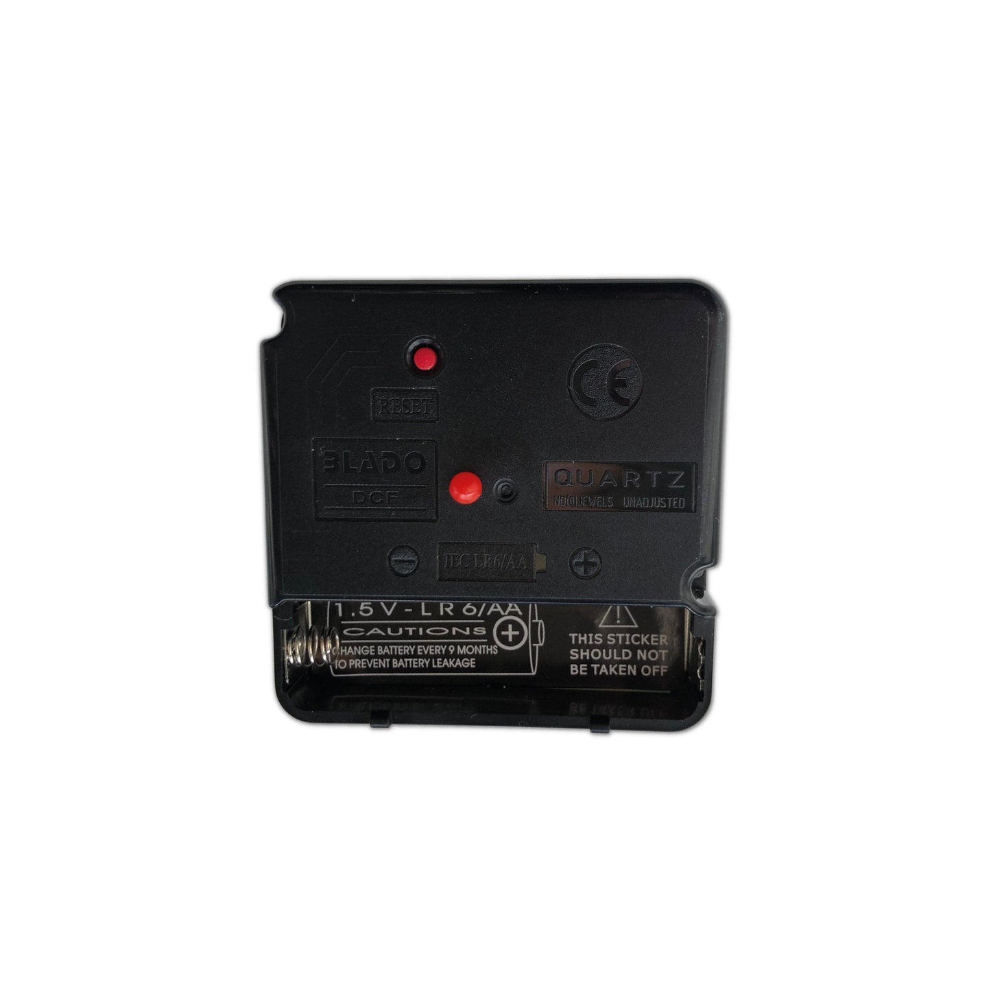 NeXtime Clocks radio controlled movement PMBL120RP, precise clock movement with digital synchronization, shown in the image.