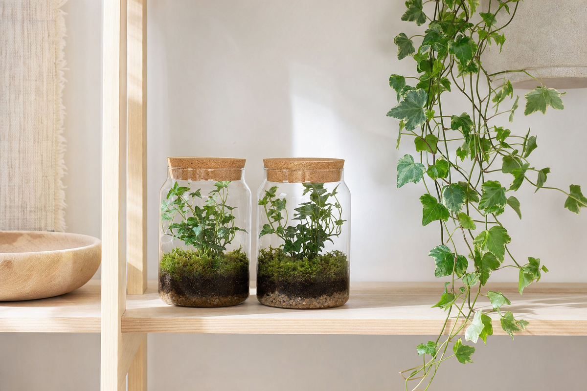 2x Hedera Helix - Terrariumplant - Terrarium | Florazo usage