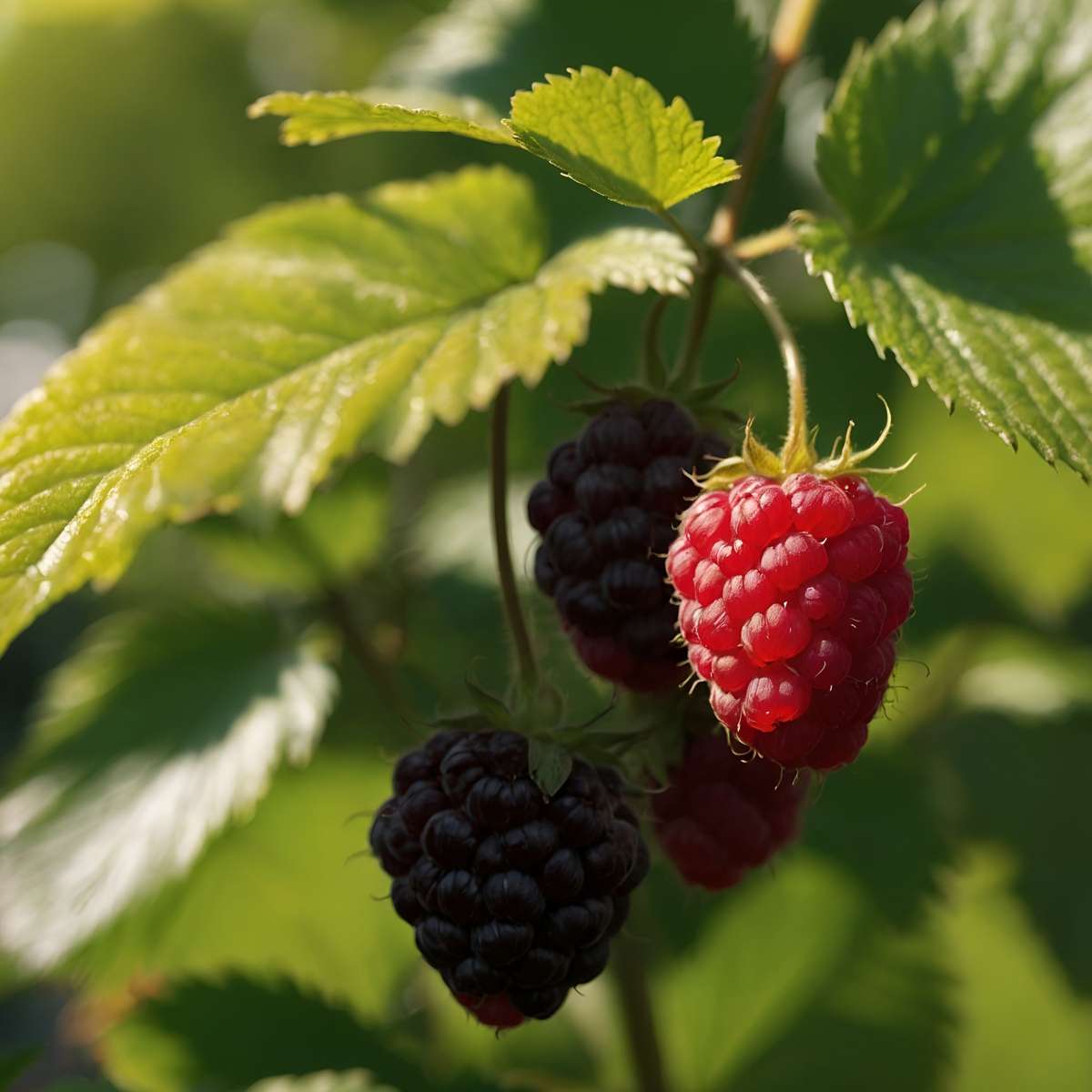 Rubus idaeus 'Malling Promise' - Set van 4 - Framboos