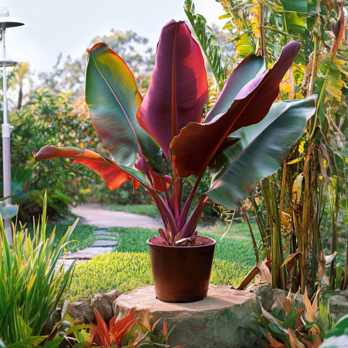 Musa sikkimensis Ever Red - Set van 2 - Rode bananenplant