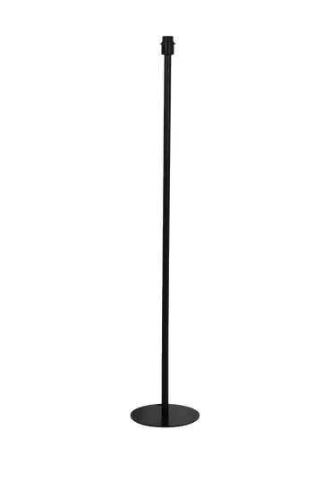 Floor Lamp Stand (Universal E27) 157x35 cm -Metal-Black "Beam"