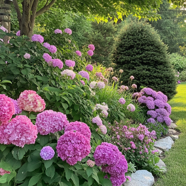 Hortensia 'Teller' - Set van 3 - Roze - Hydrangea