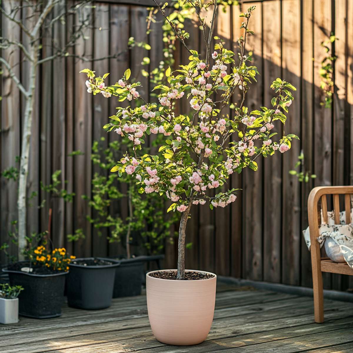 Prunus persica 'Bonanza'- Dwergperzikboom