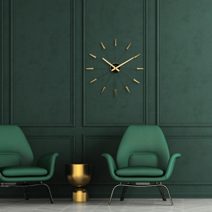 Vintage stainless steel Silent Wall clock by NeXtime Clocks, 58cm diameter, with sleek modern design.