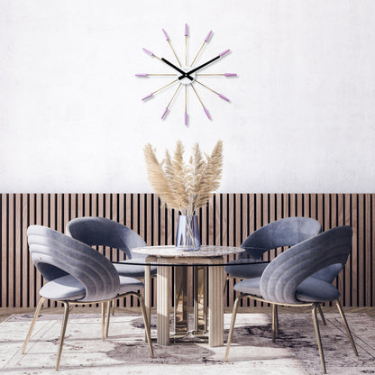 Vintage stainless steel Silent Wall Clock by NeXtime Clocks, 58cm diameter with sleek, modern design.