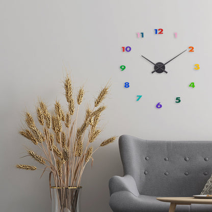 NeXtime Clocks small aluminum wall clock, 48x3 cm with minimalist design and large clock face for modern decor.