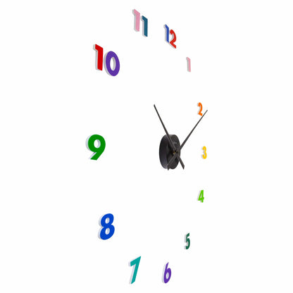NeXtime Clocks wall clock with aluminum frame, 48x3 cm, featuring black hour and minute hands on a white background.