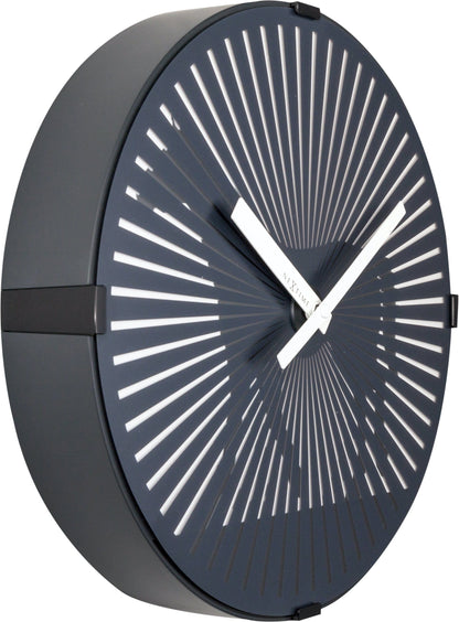 Wall clock-  30 cm - Plastic - Motion clock- 'Walking Horse'