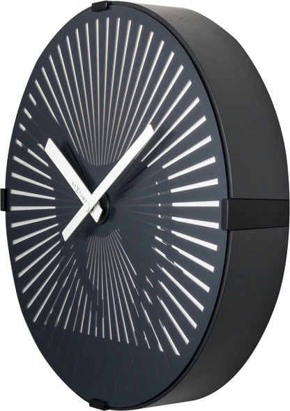 Wall clock-  30 cm - Plastic - Motion clock- 'Walking Horse'