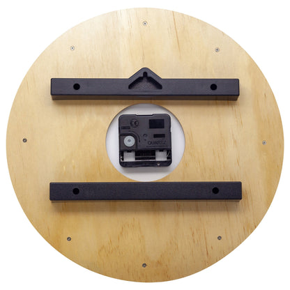 Japanese Design Wall Clock - Concrete/Wood - 30cm - Taimingu