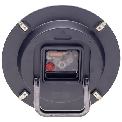 NeXtime Duomo Mini wall or table clock with 20cm diameter, glass dome lens, silent movement, and modern design.
