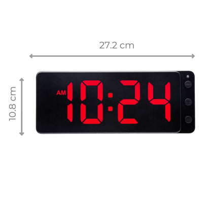 Table/Wall Clock 27.2x10.8x3cm-LED-ABS-NeXtime 'Digital Clock'