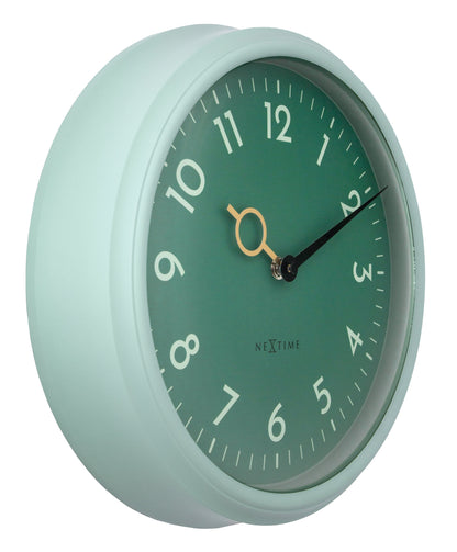 Wall Clock 30.5cm-Silent-ABS-NeXtime 'Golden Hour Wall'