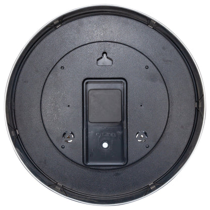 Weatherstation - Wall Clock - Weatherproof - 35cm - Silent - Aluminium - Clematis