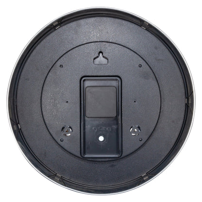 Weatherstation - Wall Clock - Weatherproof - 35cm - Silent - Aluminium - Clematis