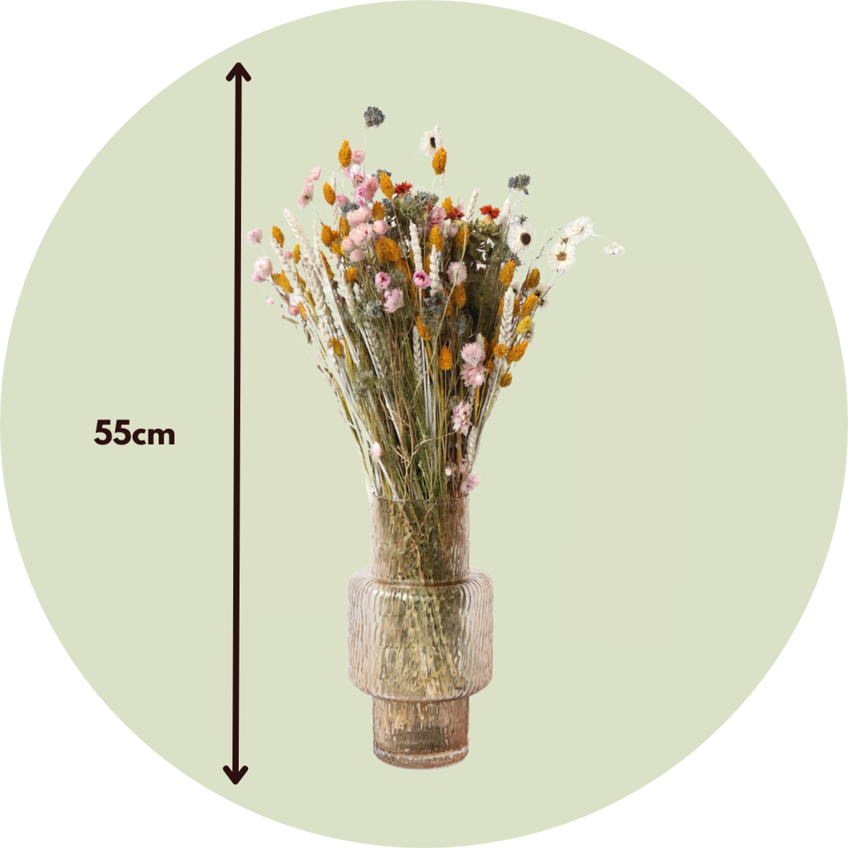 Boeket 'Large Patrice' - Droogbloemen