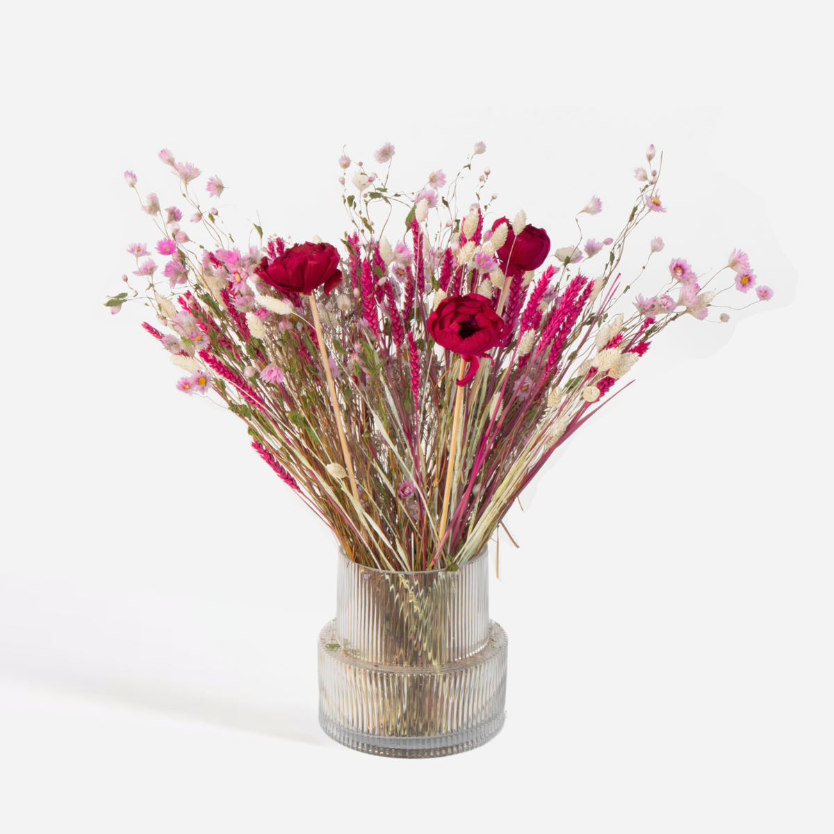 Boeket 'Large Flourish Love' - Droogbloemen
