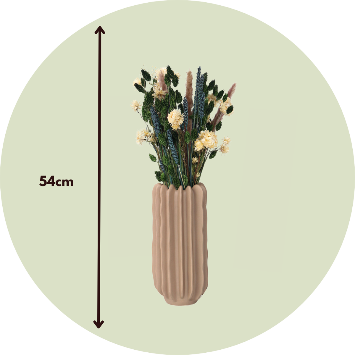 Boeket 'Trendy Comfort' - Droogbloemen