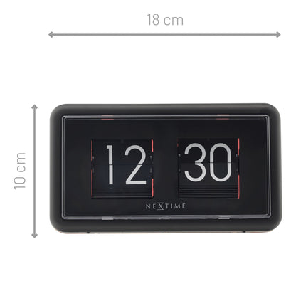 Flip Clock - Table or Wall Clock - 18x10x7cm
