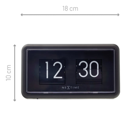 Flip Clock - Table or Wall Clock - 18x10x7cm