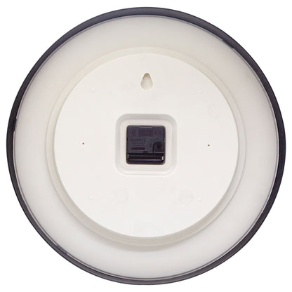 Wall clock 25.5cm - Silent - Plastic - "Newcastle"