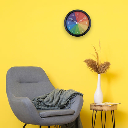 NeXtime Clocks 36cm silent plastic wall clock with "Joy" design, featuring a modern, minimalist style and clear time display.