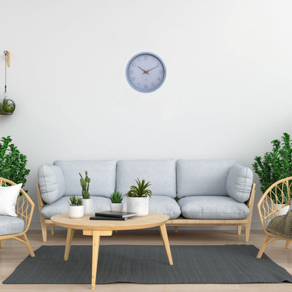 NeXtime Clocks wall clock, 30cm silent design with eco-friendly paper and bioplastic materials, in black with minimalist style