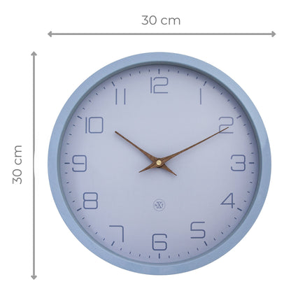 NeXtime Clocks wall clock, 30cm silent design with paper and bioplastic materials, eco-friendly and modern.