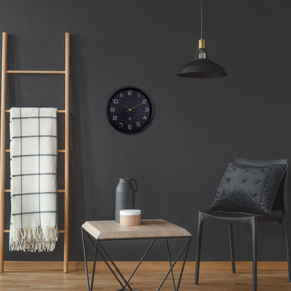 NeXtime Clocks eco-friendly 30cm silent wall clock made of paper and bioplastic with minimalist design.