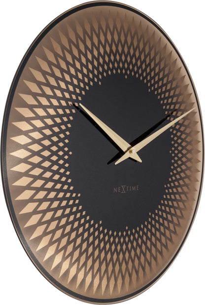 Wall clock -  43 cm - Glass - 'Sahara'