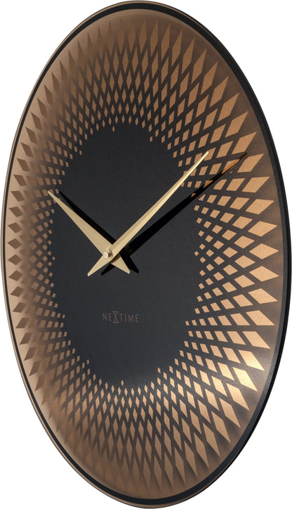 Wall clock -  43 cm - Glass - 'Sahara'