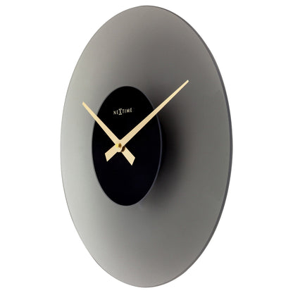 Wall Clock 40cm - Silent - Glass - "Float"