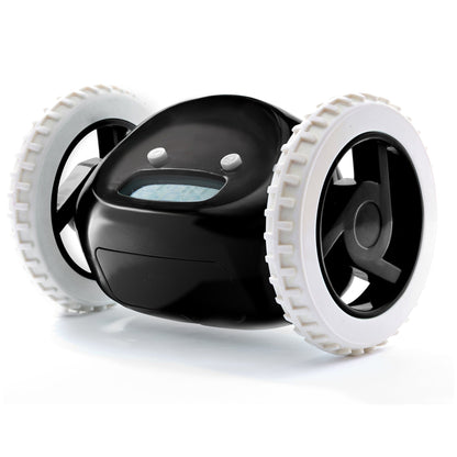 Clocky Black - Alarm clock on wheels