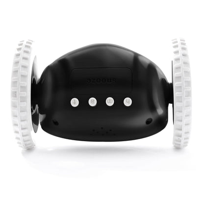 Clocky Black - Alarm clock on wheels