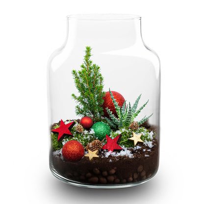 Frosty Christmas terrarium - DIY Terrarium Online | Florazo