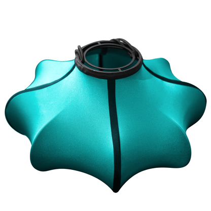 Lantern-style 40cm fabric lamp shade by NeXtime Clocks, featuring elastic material and a modern design for lighting decor.