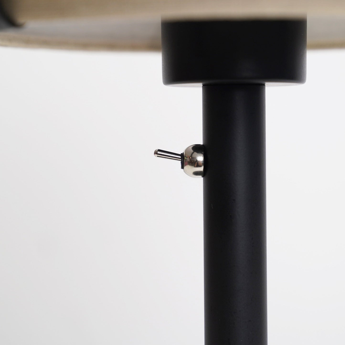 Table Lamp Stand (Universal E27) 35x20cm-Metal-Black "Beam"