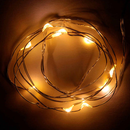 Florazo NL Christmas terrarium decoration kit with battery-powered string lights and wiring for festive terrarium displays.