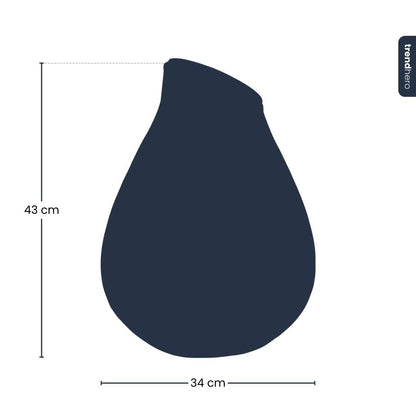 Terrarium bottle 'Drop XXL' with cork - Closed terrarium Ø 34 cm ↑ 43 cm